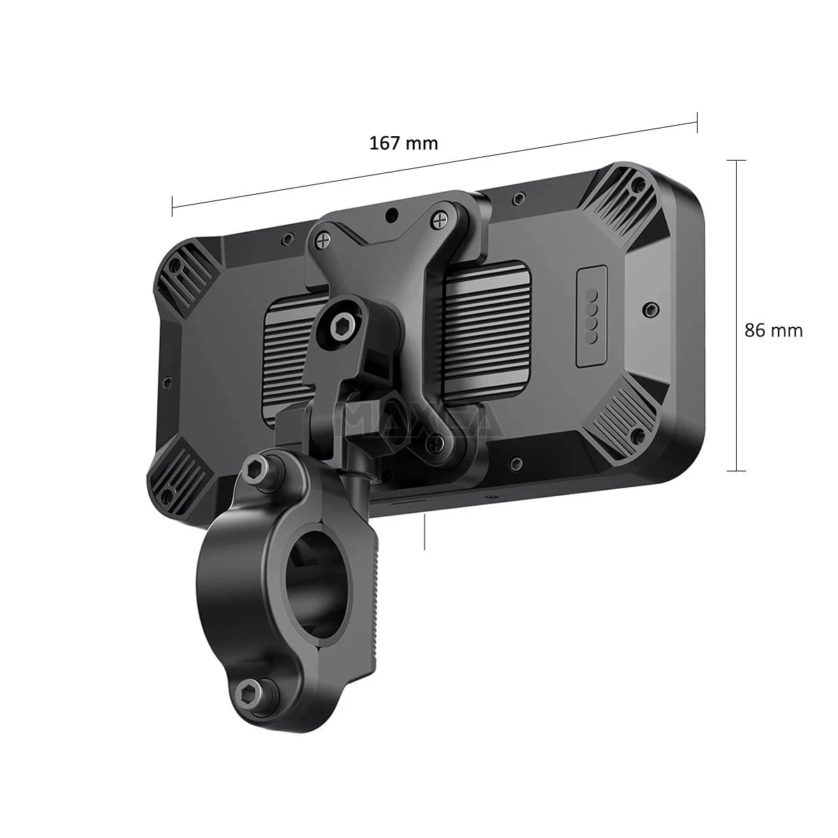 SISTEMA MULTIMIDIA PARA MOTOCICLETA COM ESPELHAMENTO DO CELULAR