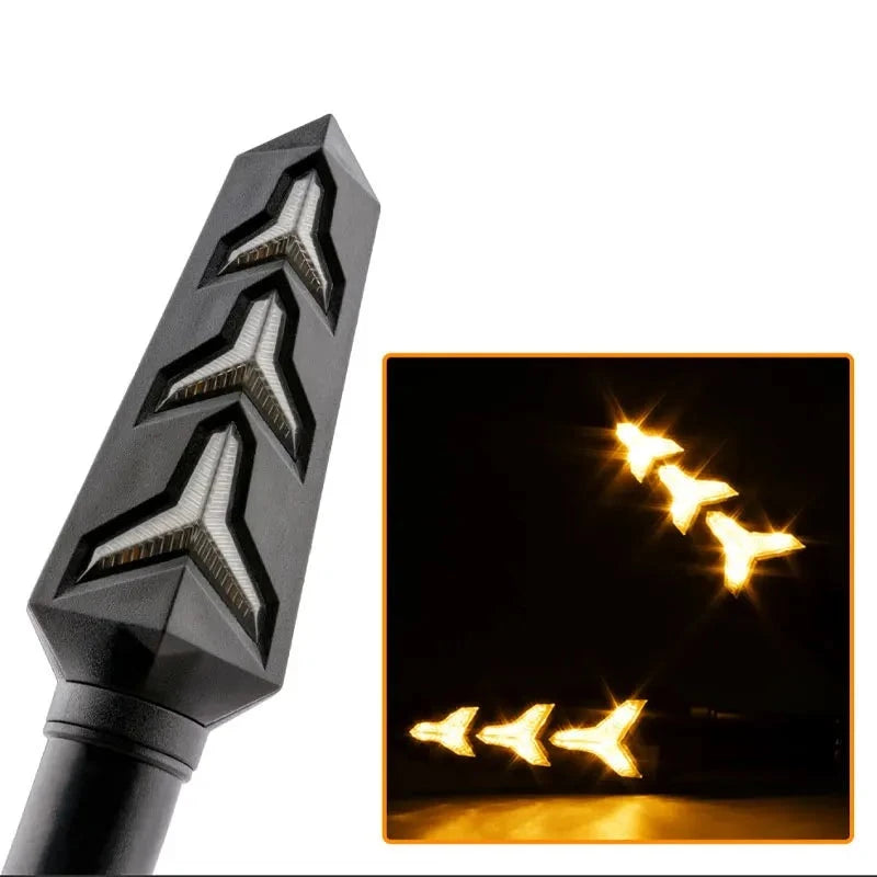 Jogo de Seta para Moto Universal de Led