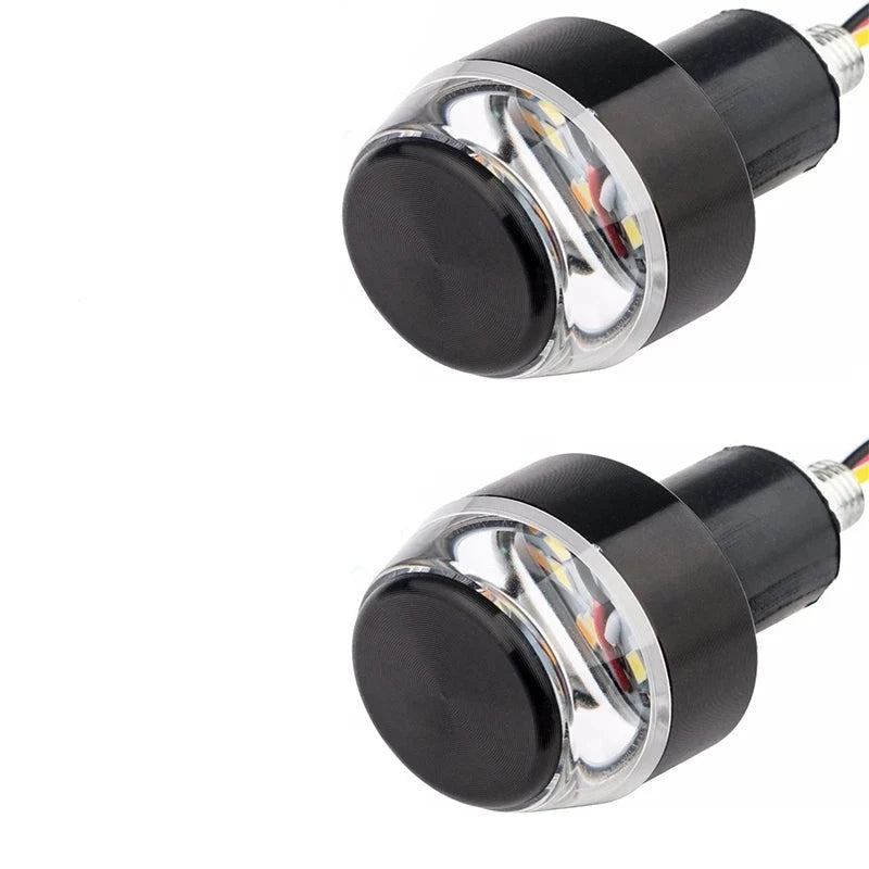 Luzes de LED para Extremidade de Guidão de Motocicleta